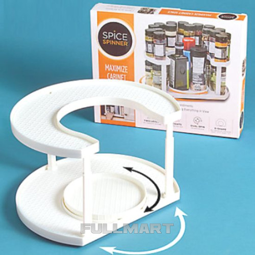 Спецівниця Spice Spinner Two-Tiered Spice Organizer